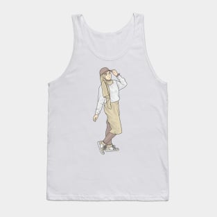 Hijab Cap Tank Top